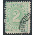 AUSTRALIA - 1902 2/- emerald Postage Due, perf. 12:11, upright watermark, used – SG # D32