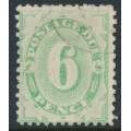 AUSTRALIA - 1908 6d green Postage Due, perf. 12:11, upright watermark, used – SG # D50