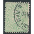 AUSTRALIA - 1908 5/- dull green Postage Due, perf. 11½:11, crown A watermark, used – SG # D59