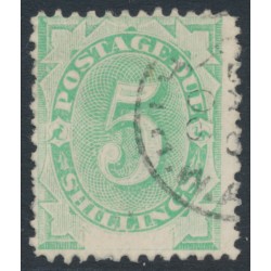 AUSTRALIA - 1902 5/- emerald Postage Due, blank base, perf. 12:12, used – SG # D8