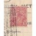 AUSTRALIA - 1918 1d red KGV Head (G74), perf. OS on folded letter – ACSC # 72Qbb