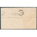 AUSTRALIA - 1916 1d deep scarlet-red [aniline] KGV (G17½), T-perfin on cover – ACSC # 71H