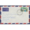 AUSTRALIA - 1981 60c Aircraft on airmail cover to Denmark – ACSC # 886