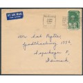 AUSTRALIA / AAT - 1959 2/3 green Penguins on a cover to Denmark – ACSC # AAT6