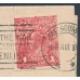 AUSTRALIA - 1918 1d red KGV Head (G73), perf. OS on folded letter – ACSC # 72Pbb
