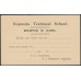 AUSTRALIA - 1916 1d red KGV postcard, die II, unused – ACSC # P28da