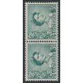 AUSTRALIA - 1959 3d blue-green QEII, coil pair, MNH – SG # 311a