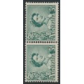 AUSTRALIA - 1959 3d blue-green QEII, coil pair, MNH – SG # 311a