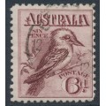 AUSTRALIA - 1914 6d maroon engraved Kookaburra, used – ACSC # 60A