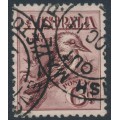 AUSTRALIA - 1914 6d reddish maroon engraved Kookaburra, used – ACSC # 60B