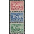 AUSTRALIA - 1936 2d to 1/- South Australia Centenary set of 3, MH – SG # 161-163