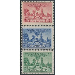 AUSTRALIA - 1936 2d to 1/- SA Centenary set of 3, MH – SG # 161-163