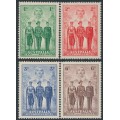 AUSTRALIA - 1940 1d to 6d Australian Imperial Forces (AIF) set of 4, MNH – SG # 196-199