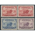 AUSTRALIA - 1934 2d to 9d MacArthur Centenary set of 4, MH – SG # 150-152+150a