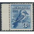 AUSTRALIA - 1928 3d blue Kookaburra (from the sheetlet), MNH – SG # 106