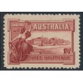 AUSTRALIA - 1927 1½d brownish lake Parliament House Canberra, MNH – SG # 105