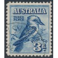 AUSTRALIA - 1928 3d blue Kookaburra, CTO – SG # 106