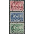 AUSTRALIA - 1936 2d to 1/- SA Centenary set of 3, used – SG # 161-163