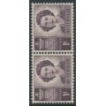 AUSTRALIA - 1950 1d purple Princess Elizabeth, coil pair, MNH – SG # 222b
