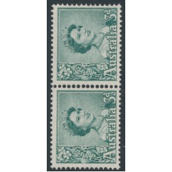 AUSTRALIA - 1959 3d blue-green QEII, coil pair, MNH – SG # 311a