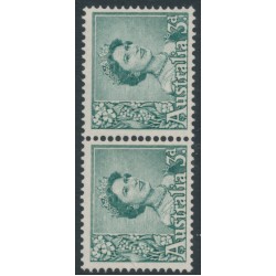 AUSTRALIA - 1959 3d blue-green QEII, coil pair, MNH – SG # 311a