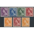 AUSTRALIA - 1953-1956 1d to 6½d QEII Definitives, MNH – SG # 261-263a