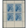 AUSTRALIA - 1928 3d blue Kookaburra M/S, MH – SG # MS106a