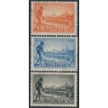 AUSTRALIA - 1934 2d to 1/- Centenary of Victoria set of 3 perf. 10½, CTO – SG # 147-149
