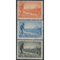 AUSTRALIA - 1934 2d to 1/- Centenary of Victoria set of 3 perf. 10½, CTO – SG # 147-149