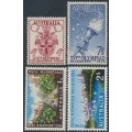 AUSTRALIA - 1956 4d to 2/- Melbourne Olympics set of 4, MNH – SG # 290-293