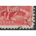 AUSTRALIA - 1938 2d scarlet KGVI, variety 'medallion flaw', used – SG # 184b