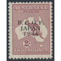 AUSTRALIA - 1947 2/- maroon Kangaroo, overprinted BCOF, MH – SG # J6