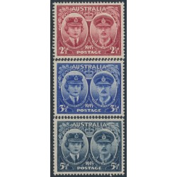 AUSTRALIA - 1945 2½d to 5½d Gloucester set of 3, MNH – SG # 209-211