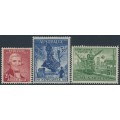 AUSTRALIA - 1947 2½d to 5½d Newcastle set of 3, MNH – SG # 219-221