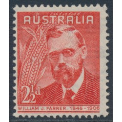 AUSTRALIA - 1948 2½d scarlet Farrer, MNH – SG # 225