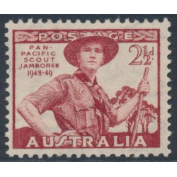 AUSTRALIA - 1948 2½d lake Scouting Jamboree, MNH – SG # 227