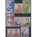AUSTRALIA - 1963-65 4/- to £2 Navigators set of 8, MNH – SG # 355-360 + 358a + 359a 