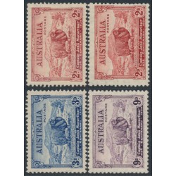 AUSTRALIA - 1934 2d to 9d MacArthur Centenary set of 4, MNH – SG # 150-152+150a