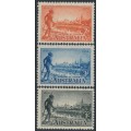 AUSTRALIA - 1934 2d to 1/- Centenary of Victoria set of 3 perf. 11½, MNH – SG # 147a-149a