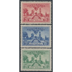 AUSTRALIA - 1936 2d to 1/- SA Centenary set of 3, MNH – SG # 161-163