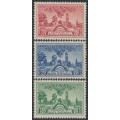 AUSTRALIA - 1936 2d to 1/- SA Centenary set of 3, MNH – SG # 161-163