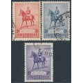 AUSTRALIA - 1935 2d to 2/- KGV Silver Jubilee set of 3, used – SG # 156-158