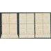 AUSTRALIA - 1935 2d to 2/- KGV Jubilee set of 3 imprint blocks, MH – SG # 156-158