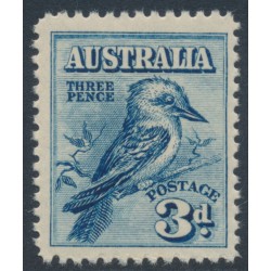 AUSTRALIA - 1928 3d blue Kookaburra, MNH – SG # 106