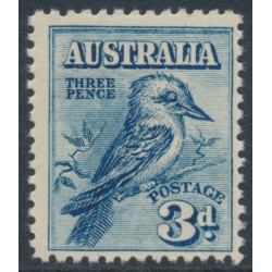 AUSTRALIA - 1928 3d blue Kookaburra, MNH – SG # 106