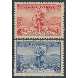 AUSTRALIA - 1936 2d red & 3d blue Telephone Cable set of 2, MNH – SG # 159-160