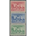 AUSTRALIA - 1936 2d to 1/- SA Centenary set of 3, MH – SG # 161-163
