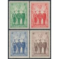 AUSTRALIA - 1940 1d to 6d Australian Imperial Forces (AIF) set of 4, MH – SG # 196-199