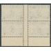 AUSTRALIA - 1936 3d blue Telephone Cable, Ash imprint block of 4, MH – ACSC # 170ze