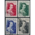 RUSSIA / USSR - 1935 Friedrich Engels set of 4, used – Michel # 523-526